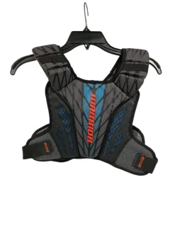 Used Warrior BURN Lacrosse Rib Pads Grey SM