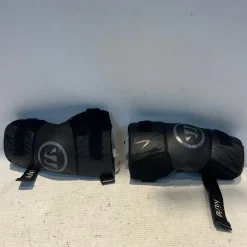 Used Warrior BURN NEXT Lacrosse Arm Pads/Guards Black Youth