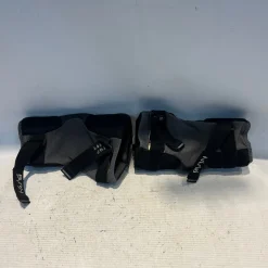 Used Warrior BURN NEXT Lacrosse Arm Pads/Guards Black Youth