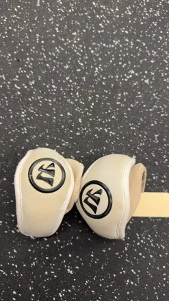 Used Warrior ELBOW PAD Lacrosse Arm Pads/Guards White LG
