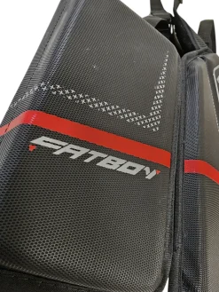 Used Warrior Fatboy Lacrosse Rib Pads Black Size Small