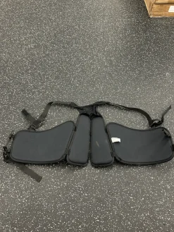 Used Warrior FATBOY RIB GUARD Lacrosse Rib Pads Black LG