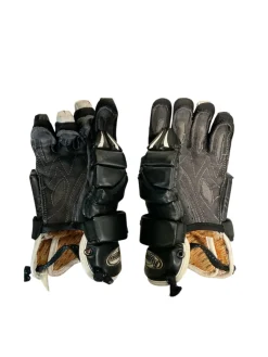 Used Warrior HYPNO Lacrosse Gloves Mens Black MD