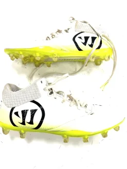 Used Warrior LAX Cleats Mens White Senior 8
