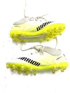 Used Warrior LAX Cleats Mens White Senior 8