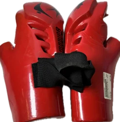 Used Warrior Martial Arts Hand Pads Red LG
