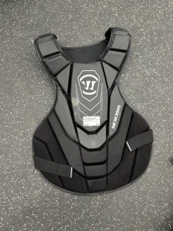 Used Warrior NEMESIS LAX Goalie Chest M Black MD