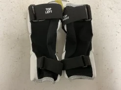 Used Warrior RABIL NEXT Lacrosse Arm Pads/Guards Black And White MD