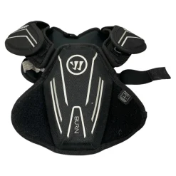 Used Warrior RIB CAGE Lacrosse Rib Pads Black SM