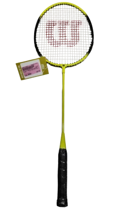 Used Wilson BADMINTON RACQUET Adult Badminton Racquet Yellow Unknown