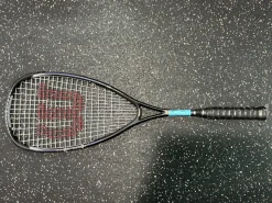 Used Wilson SLEDGE HAMMER Adult Squash Racquet Black Unknown