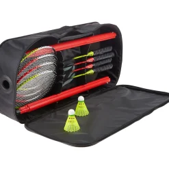Used ZUME COMPLETE KIT Adult Badminton Racquet Black Unknown