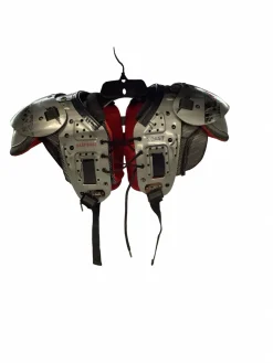 Used Adams BEAST FB Shoulder Pads Grey SM