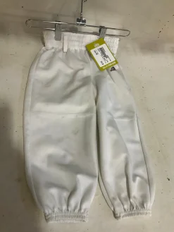 Used Adidas ADIDAS BB PANTS BB/SB Pant Boys White XXS