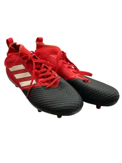 Used Adidas Adult FB Cleats Black And Red Senior 9.5