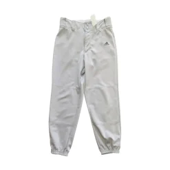 Used Adidas BASEBALL PANTS YTH MD BB/SB Pant Boys Grey MD