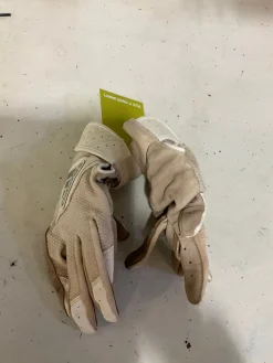 Used Adidas BB/SB Batting Gloves White LG