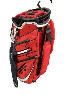 Used Adidas EG RED STAND BAG Mens Stand Bag Red