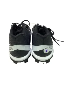 Used Adidas IMPACT Adult FB Cleats Black And White Senior 10