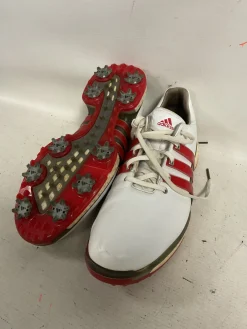 Used Adidas Mens Golf Shoes White Senior 9