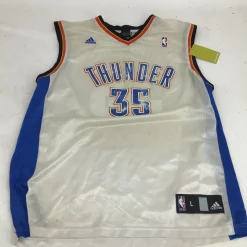Used Adidas THUNDER DURANT 35 MENS LG JERSEY Tank Top M LG