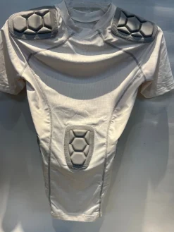 Used Adidas YTH XL PADDED SHIRT FB Top Youth White XL