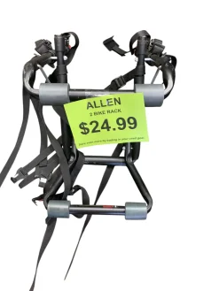 Used Allen 2 BIKE Rear Mount Carrier Black