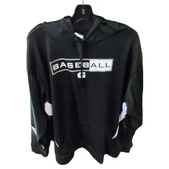 Used Alleson BASEBALL HOODIE L.S. Sweatshirt M Black 2X