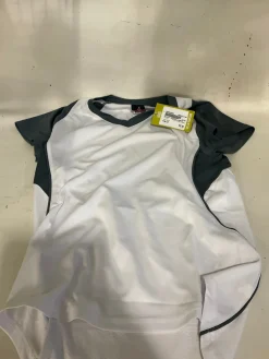 Used Alleson SOFTBALL JERSEY BB/SB Jersey White LG