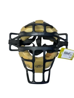 Used All Star DXP-2500 Umpire Mask Black And Tan