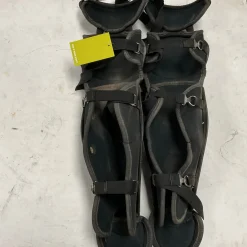 Used All-Star LG1216PS Catchers Leg Guards Black Junior