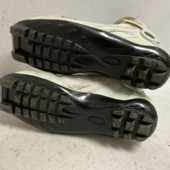 Used Alpina ALL ROUND Womens NNN XC Ski Boots White W 06 / JR 04-04.5