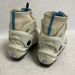 Used Alpina ALL ROUND Womens NNN XC Ski Boots White W 06 / JR 04-04.5