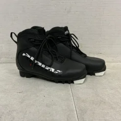 Used Alpina Boys NNN XC Ski Boots Black JR-02