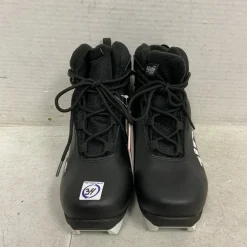 Used Alpina Boys NNN XC Ski Boots Black JR-02