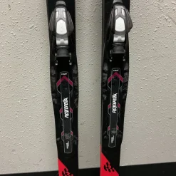 Used Alpina ENERGY Boys XC Ski/Binding Black And Red 120 cm