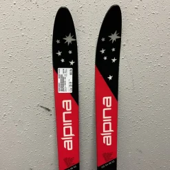 Used Alpina ENERGY Boys XC Ski/Binding Black And Red 120 cm