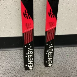 Used Alpina ENERGY Boys XC Ski/Binding Black And Red 120 cm