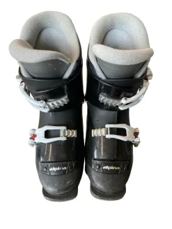Used Alpina J2 Boys DH Ski Boot Black 205 MP - J01