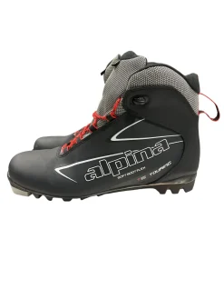 Used Alpina Mens NNN XC Ski Boots Black M 08.5-09 / W 09-09.5