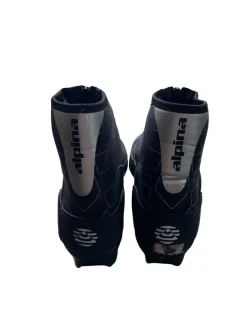 Used Alpina Mens NNN XC Ski Boots Black W 06.5-07 / JR 4.5-05