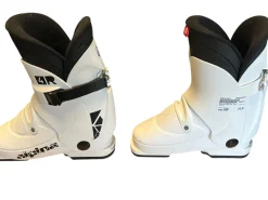 Used Alpina 4R Womens DH Ski Boot White 245 MP - M06.5 - W07.5