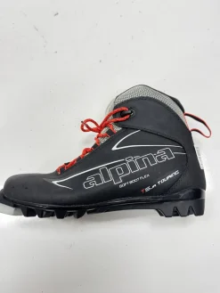 Used Alpina T5 JR Boys NNN XC Ski Boots Black W 06.5-07 / JR 4.5-05