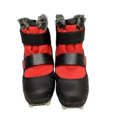 Used Alpina T KID Boys NNN XC Ski Boots Red JR-02