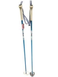 Used Alpine SKI POLES Mens DH Ski Pole Royal Blue 125 cm / 50 in