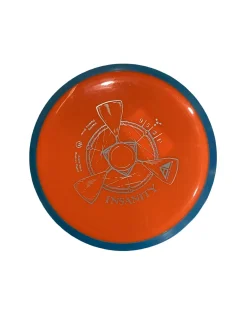 Used Axiom INSANITY Disc Golf Driver Orange 173g