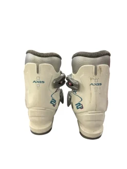 Used AXIS AX2J Girls DH Ski Boot White 205 MP - J01