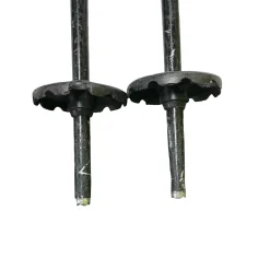 Used AXIS SPEED SKI POLES 95CM Boys DH Ski Pole Black 95 cm / 38 in