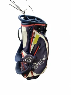 Used BARSTOOL GOLF Mens Stand Bag Royal Blue
