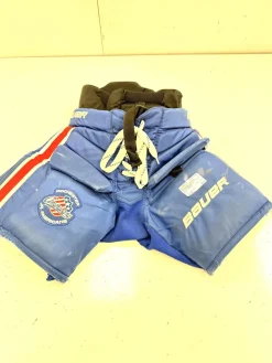 Used Bauer AMERKS Inter Goalie Pant Royal Blue SM